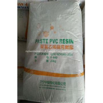 Méthode de l&#39;émulsion de la marque Zhongyin PVC Pâte Résine P440